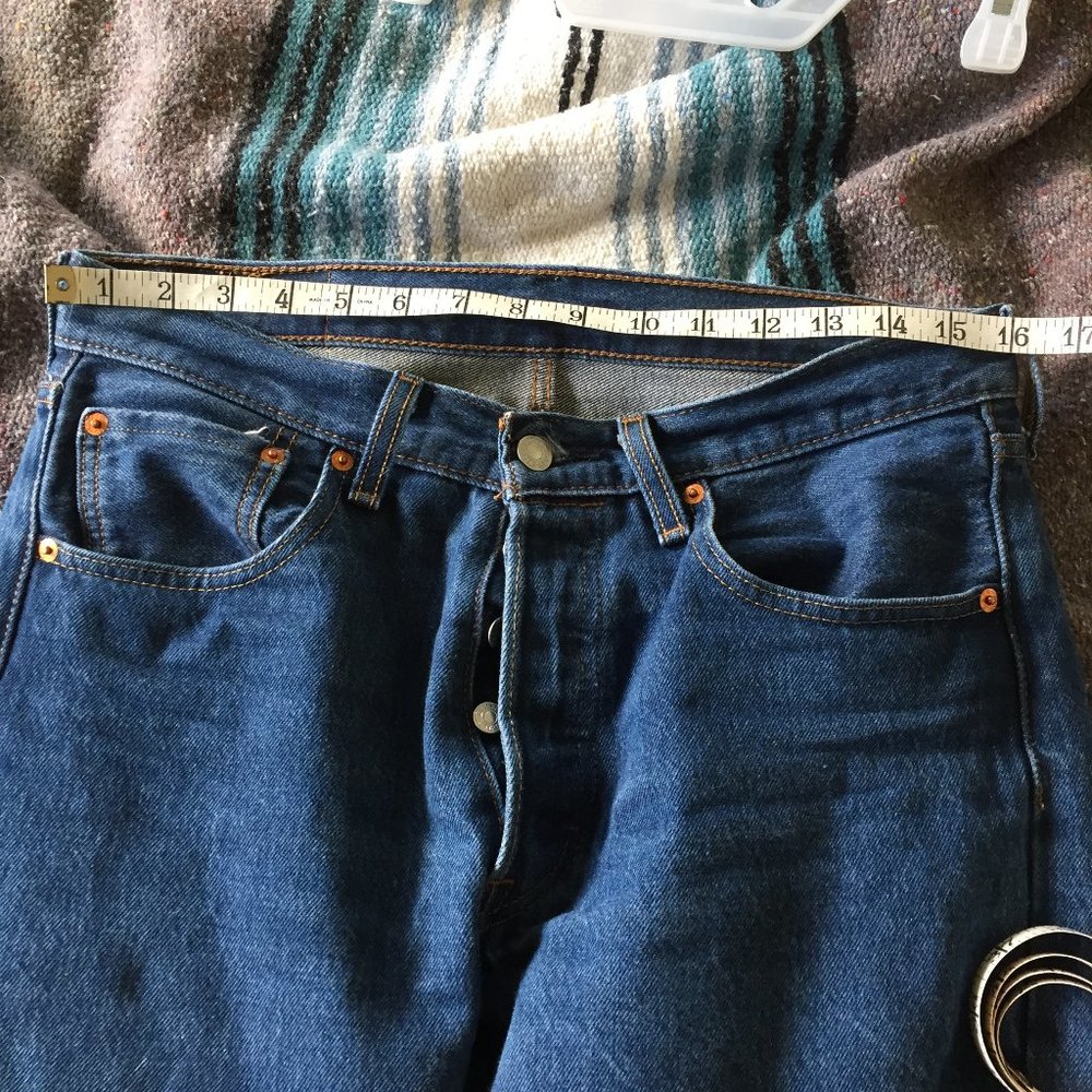 Levis 501 denim jeans